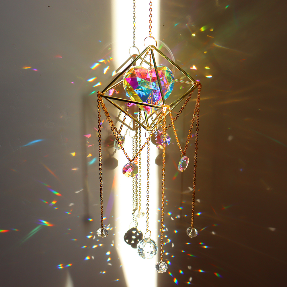 

Love Heart - Art Crystal Suncatcher, 501 Original