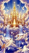 Luxury AB Velvet Diamond Painting Kit - The Abode of Angels