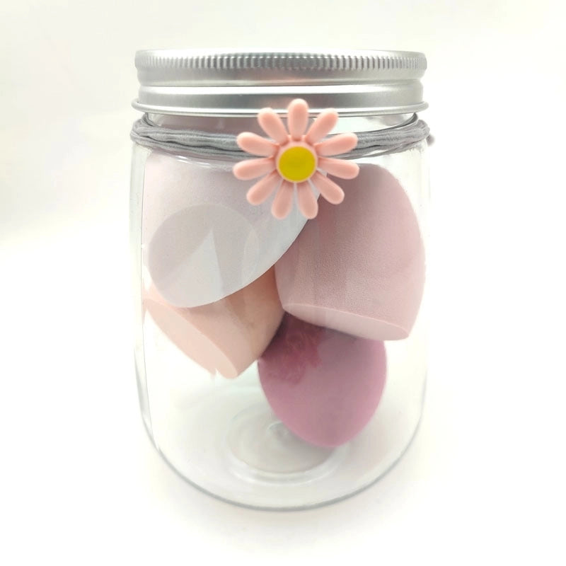 Vacation Colorful Hydrophilic Polyurethane Makeup Sponge 1 Set