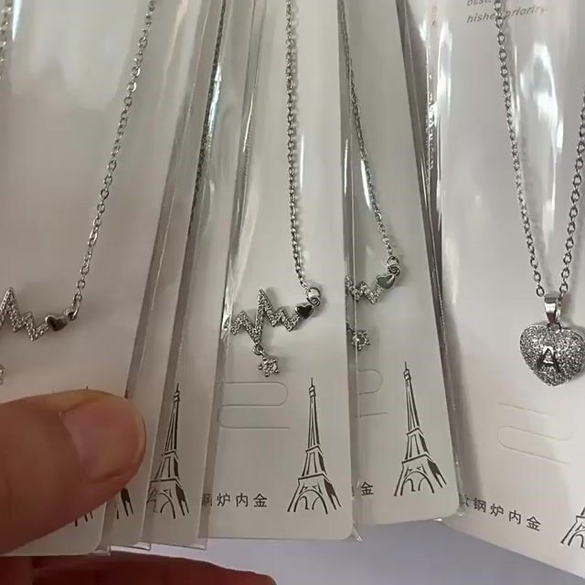 EKG Zirconia Necklace