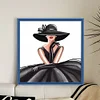 Elegant Woman - 14CT Counted Cross Stitch - 40*40cm