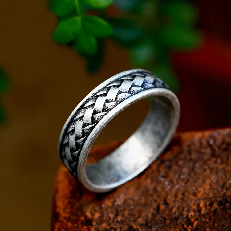 Coutureaura Viking Vintage Braid Ring