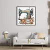 【Limited Stock Sale】Flower Sewing Machine - 11CT Stamped Cross Stitch 50*50cm/19.69*19.69in tapestrymarket