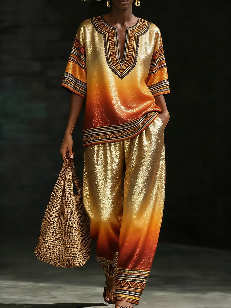 African Bohemian Print Set