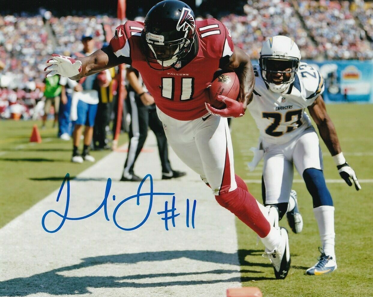 Julio Jones Autographed Signed 8x10 Photo Poster painting Falcons REPRINT