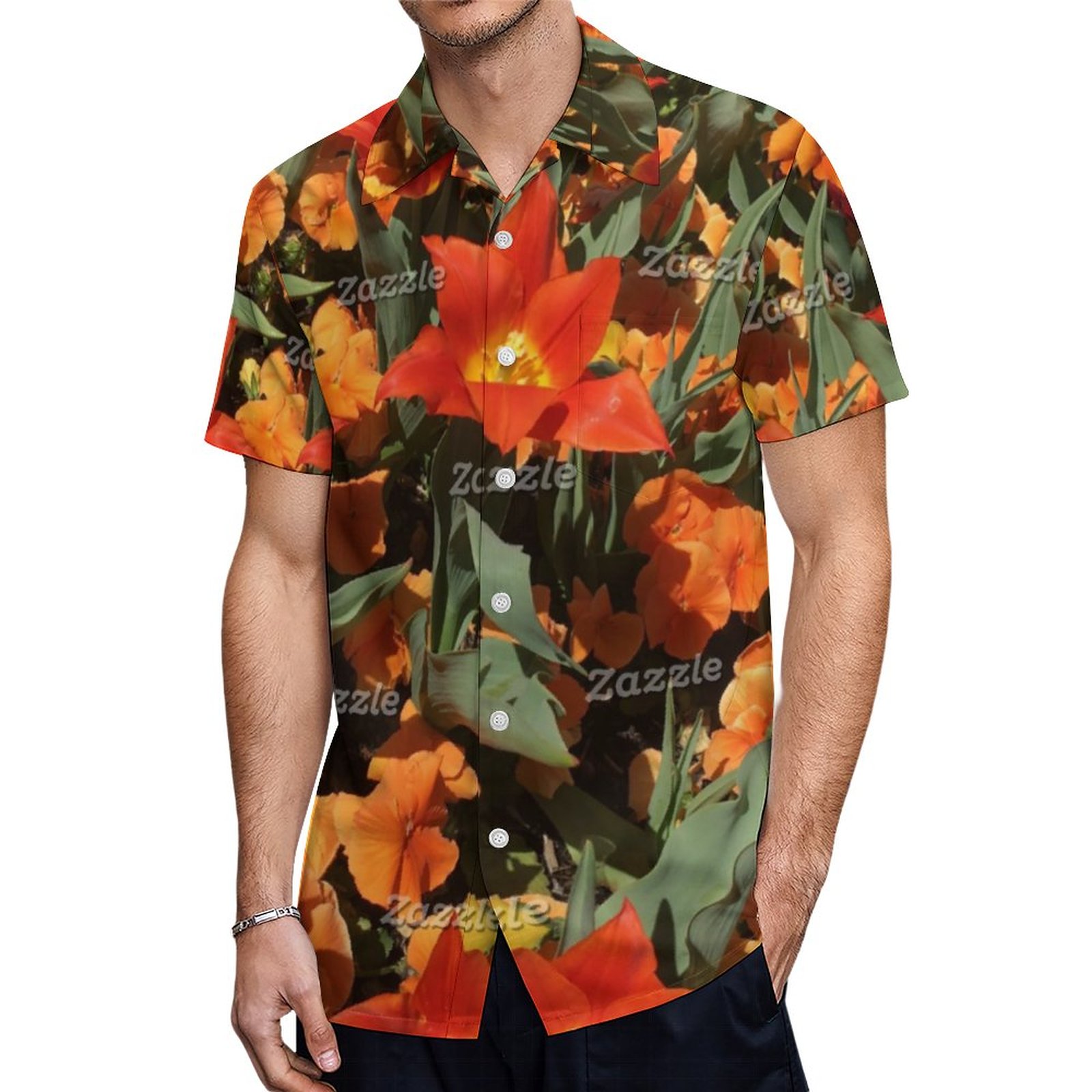 A Swathe Of Blossoms From Australia Hawaiian Shirt Mens Button Down Plus Size Tropical Hawaii Beach Shirts