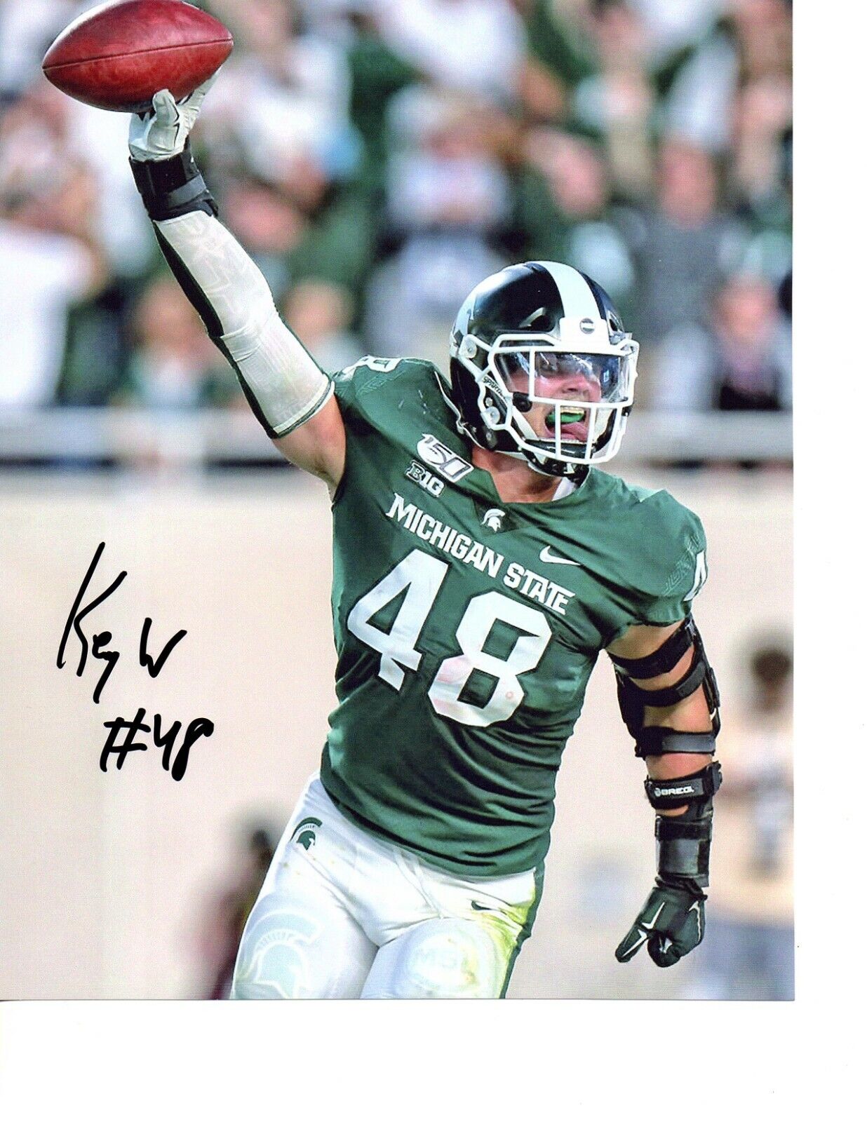 Kenny Willekes signed autographed 8x10 Photo Poster painting Michigan State Spartans football J