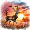Diamond Painting-DIY Full Round Drill Deer(40*40CM)