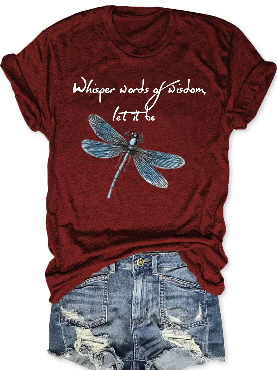 Whisper Words Of Wisdom Let It Be T-shirt