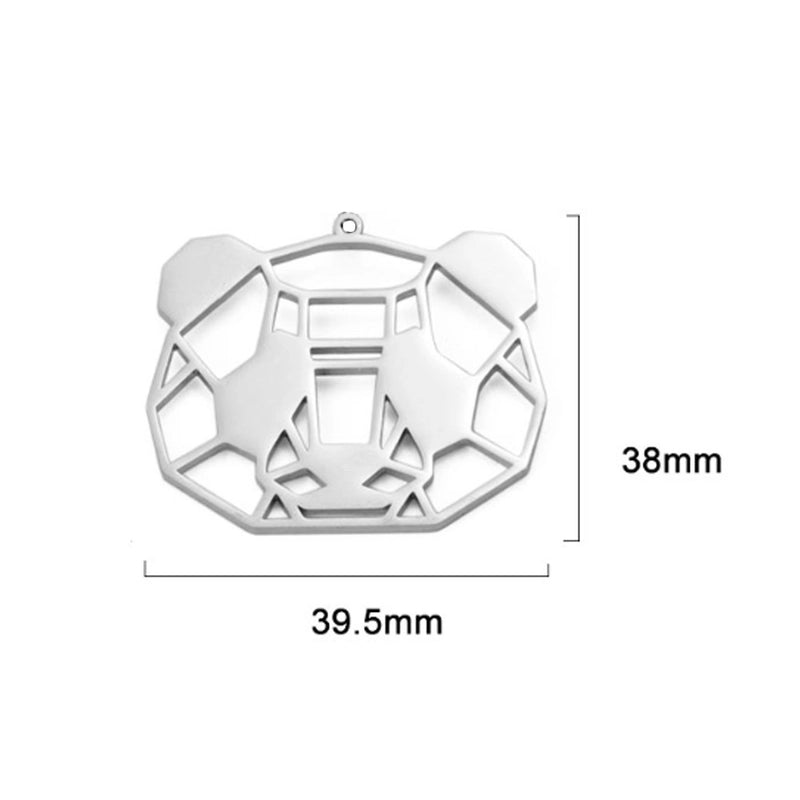 1 Piece 304 Stainless Steel Animal Pendant Jewelry Accessories