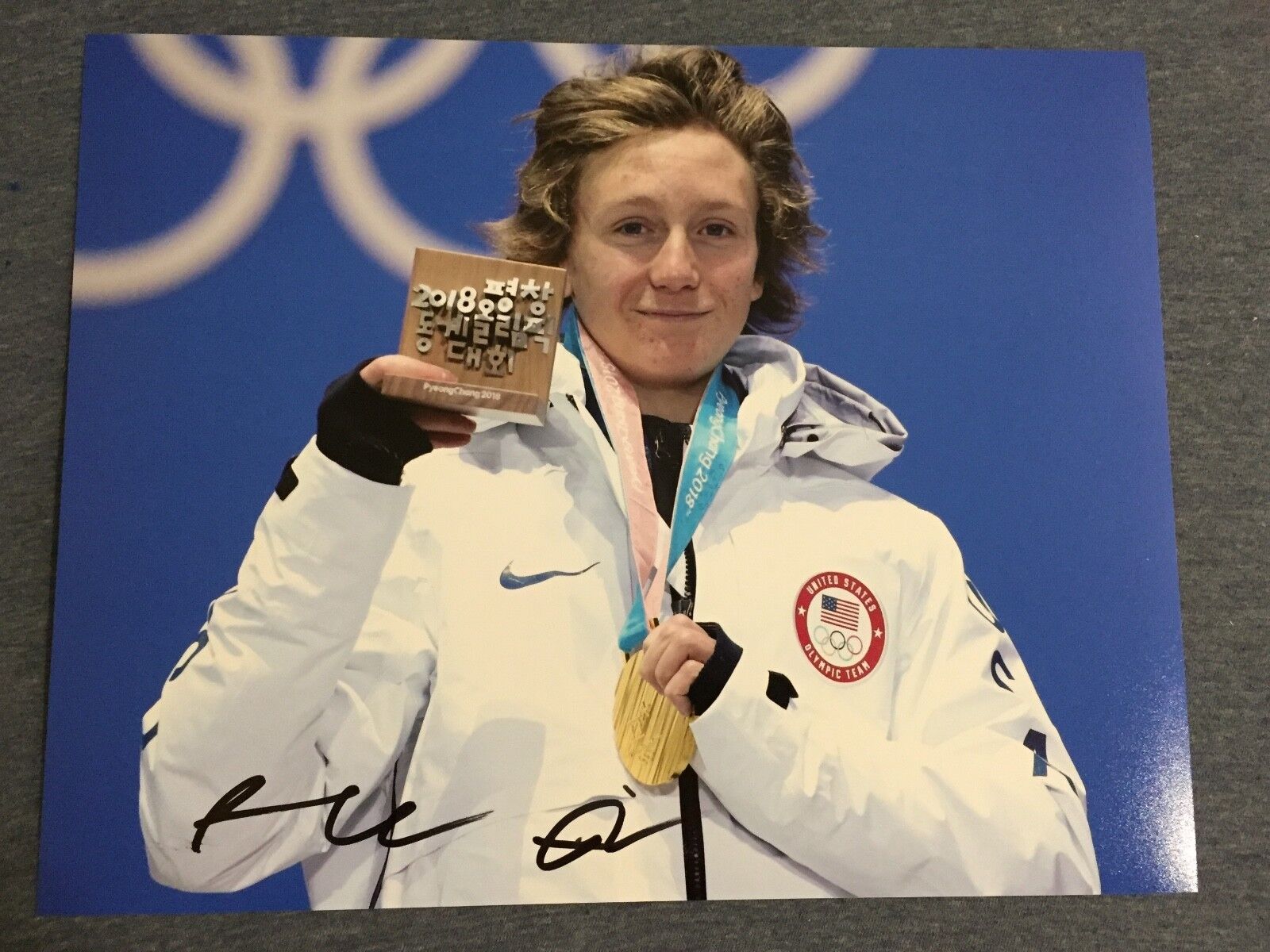 Red Gerard Signed Autographed 11x14 Photo Poster painting 2018 PyeongChang Olympics Snowboarding