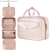 Travel Makeup Bag, Hanging Toiletry Bag for Women, Large Waterproof Cosmetic Bag Travel Organizer