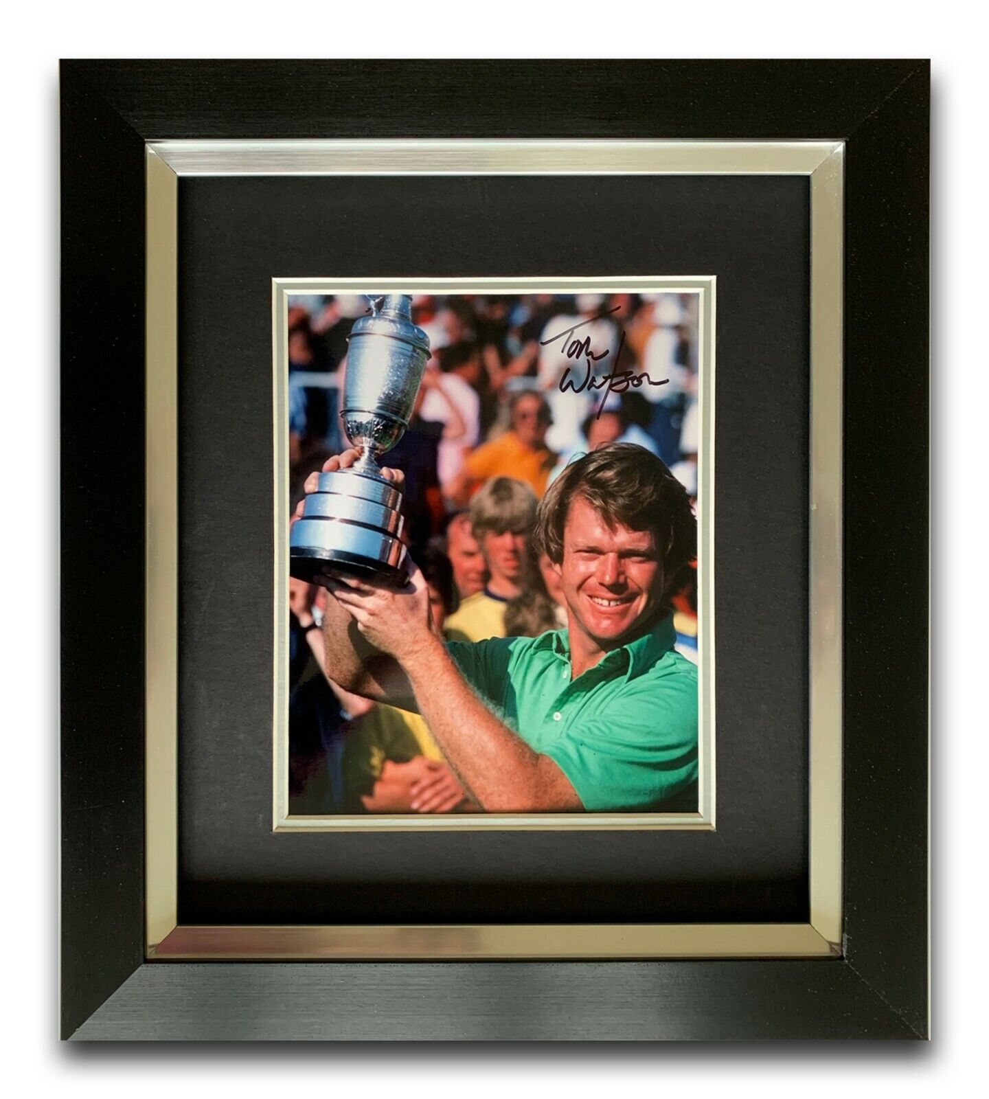 TOM WATSON HAND SIGNED FRAMED Photo Poster painting DISPLAY - GOLF AUTOGRAPH - CHAMPION 2.