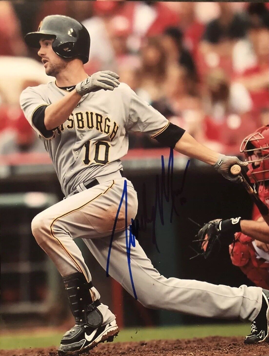 JORDY MERCER AUTOGRAPH PITTSBURGH PIRATES Signed 8x10 Photo Poster painting