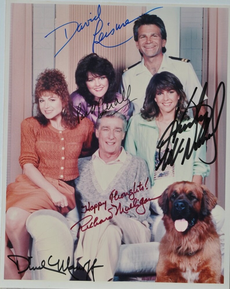 EMPTY NEST CAST Signed Photo Poster painting X5Richard Mulligan, David Leisure, Park Overall, Christy McNichol, Dinah Manoff wcoa