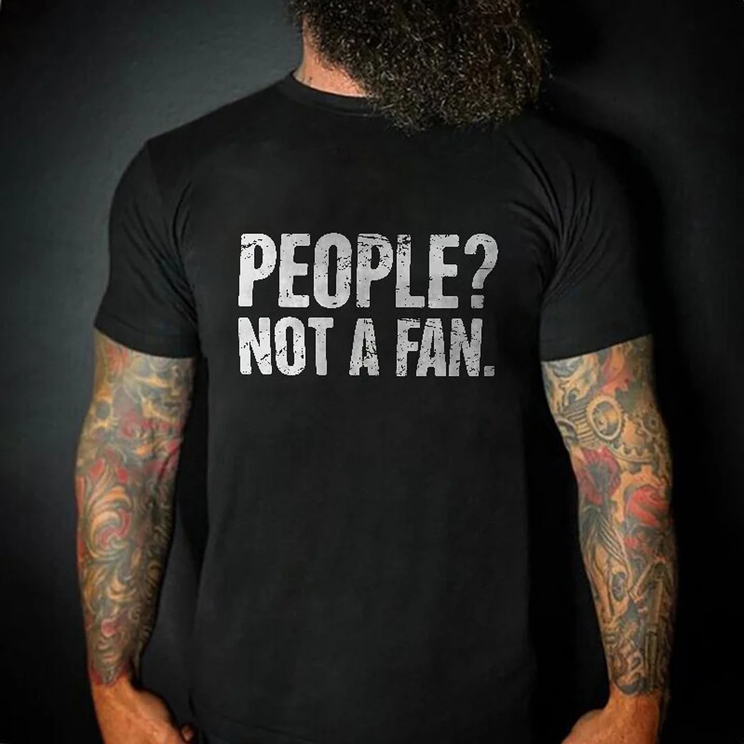 Livereid People Not A Fan T-Shirt - Livereid