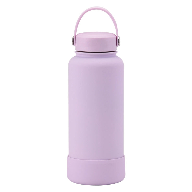 Casual Solid Color Stainless Steel Thermos Cup