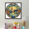 Lake-18CT Stamped Cross Stitch 25*25cm/9.84*9.84in tapestrymarket