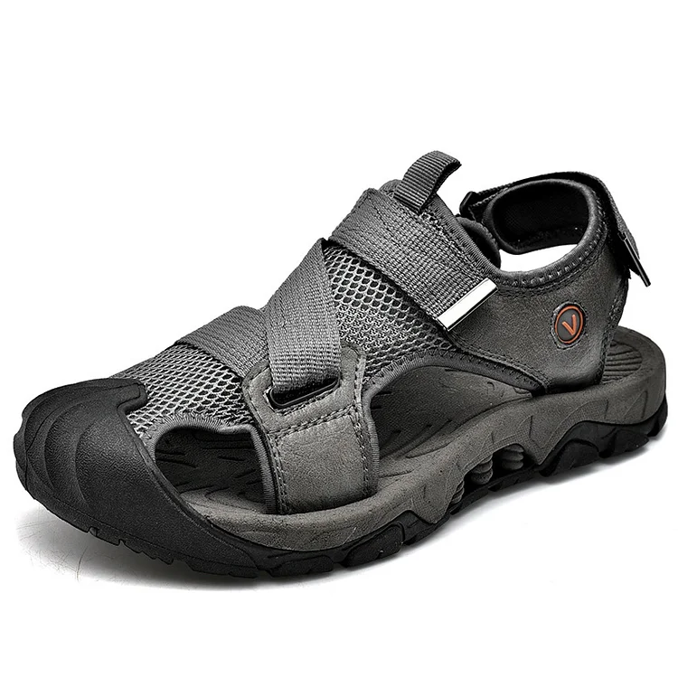 Men Nonslip Hook&loop Orthopedic Sandals Anti-collision Summer  Stunahome.com