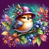 Tierblume - runder Bohrer Diamantmalerei - 30*30cm