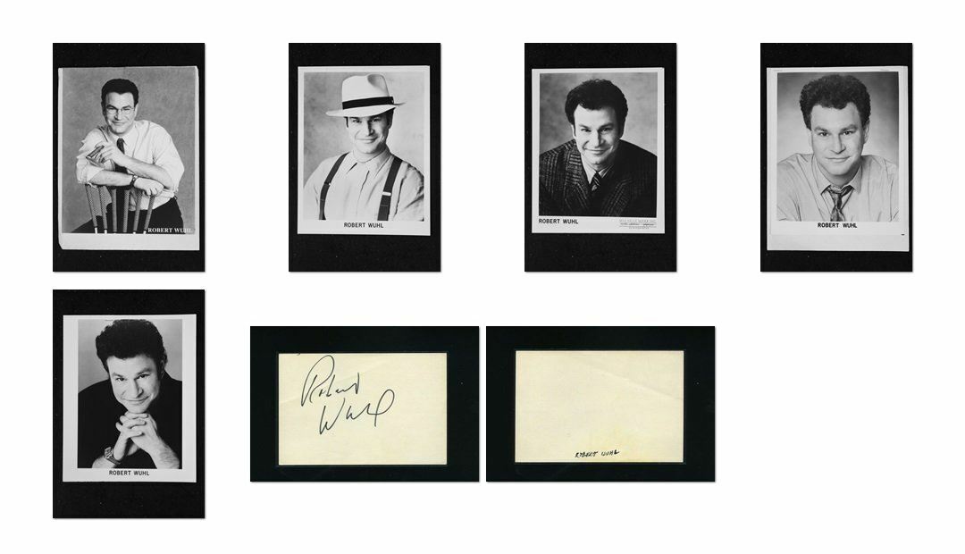 Robert Wuhl - Signed Autograph and Headshot Photo Poster painting set - Bull Durham