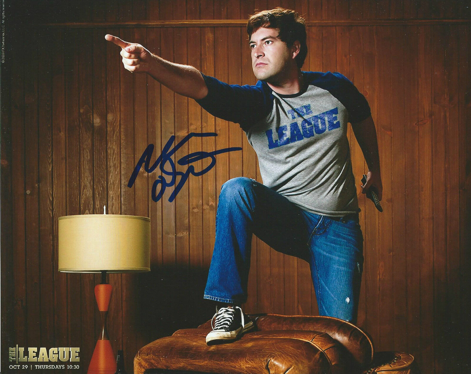 **GFA The League - Pete *MARK DUPLASS* Signed 8x10 Photo Poster painting MH3 COA