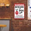 Dog Warning- Vintage Metal Signs(12*16Inch)