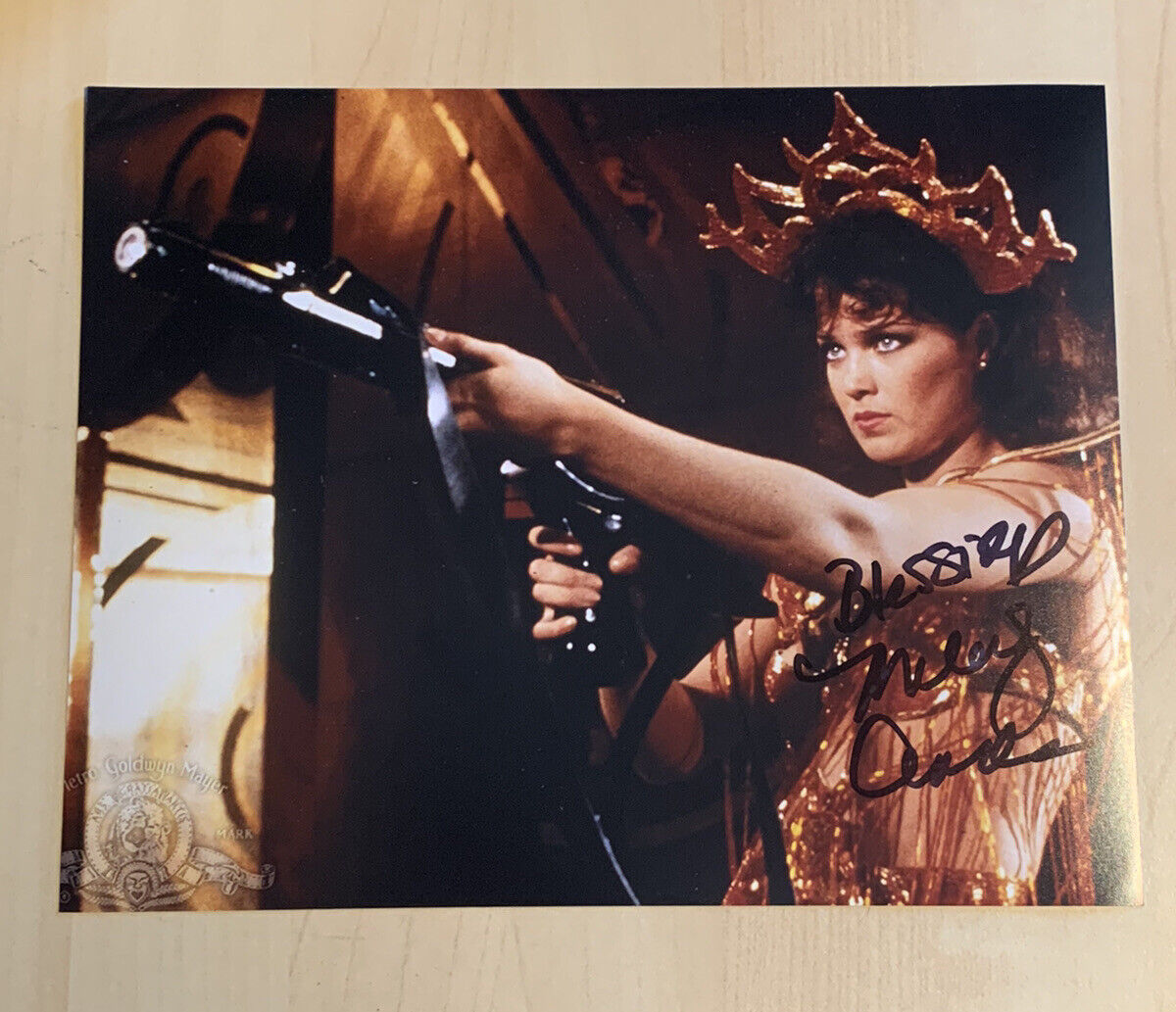 MELODY ANDERSON SIGNED 8x10 Photo Poster painting HOT ACTRESS FLASH GORDON AUTOGRAPHED COA