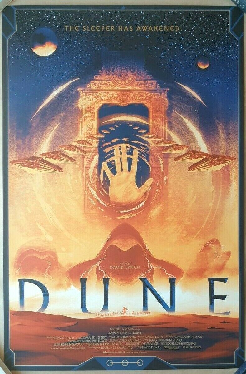 MATT GRIFFIN - DUNE Screen Print Poster AP /40 David Lynch Denis Villeneuve