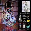 DIY Mosaic Art Light Bulb Candle Holder Material Package Handmade Design Kit