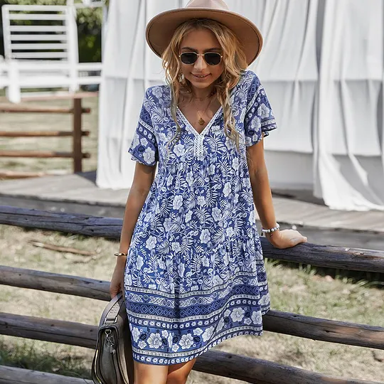 Bohemian & Boho Dresses For Older Women Over 40, 50, 60, 70 - OlderIn  Seniors & Elderly Fashion