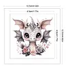 12pcs Cute Dragon-11CT Stamped Cross Stitch Set 12.5*12.5cm/4.92*4.92in tapestrymarket