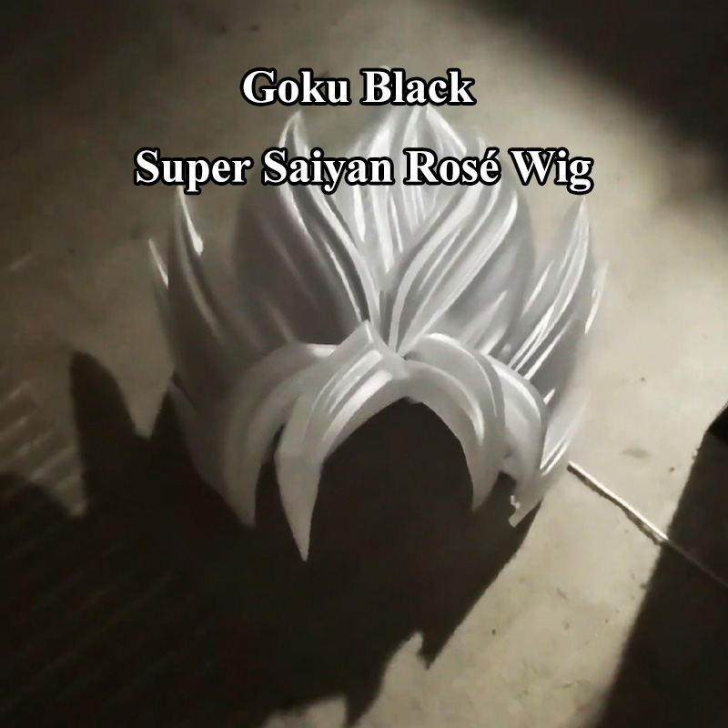 Goku Black Super Saiyan Rosé LED Wig