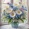 Daisy - peinture diamant perceuse ronde - 30*30cm