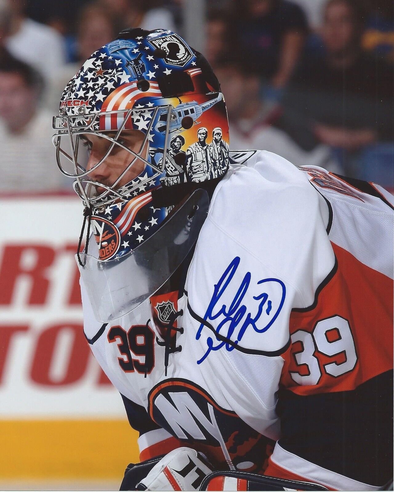 Rick Dipietro Signed 8×10 Photo Poster painting New York Islanders Autographed COA