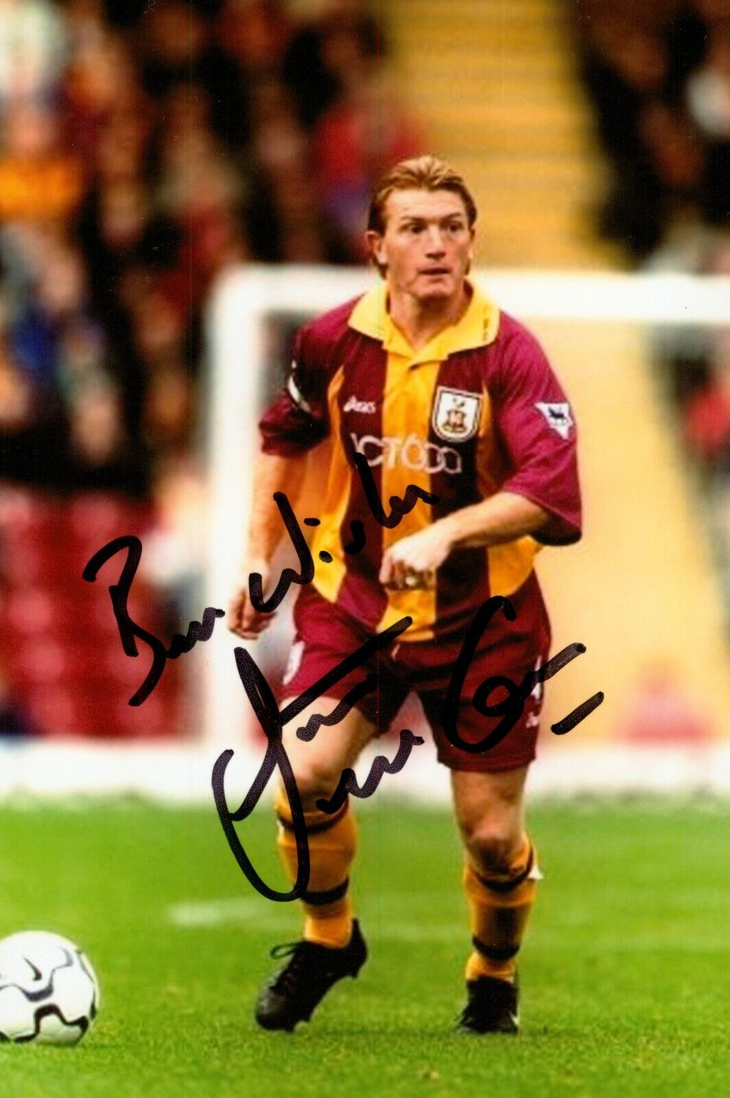 Stuart McCall Signed 6x4 Photo Poster painting Glasgow Rangers Bradford City Autograph + COA