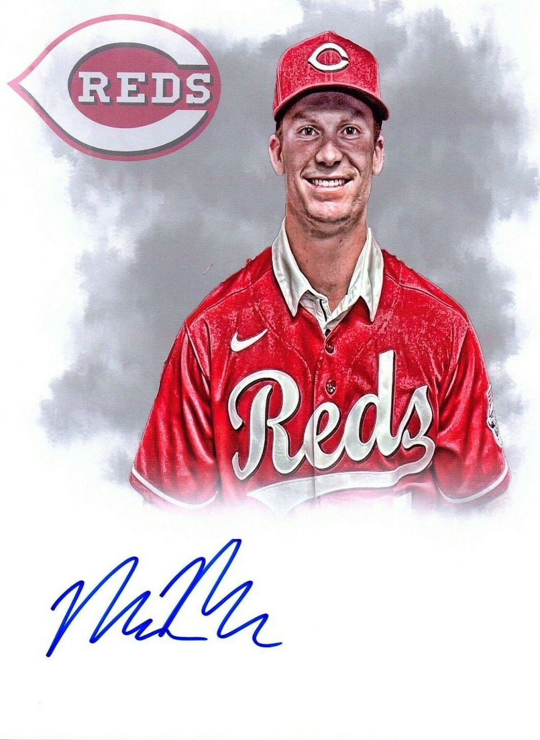 Matt McClain Cincinnati Reds prospect autograph signed 8x10 baseball Photo Poster painting UCLA=