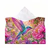 DIY Diamond Painting Creative Design Leather Handmade Tissue Holder Rhinestones Decorative Tissue Box Craft Kits