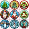 (Counted/Stamped) Christmas - 18CT Cross Stitch 20*20cm/7.87*7.87in