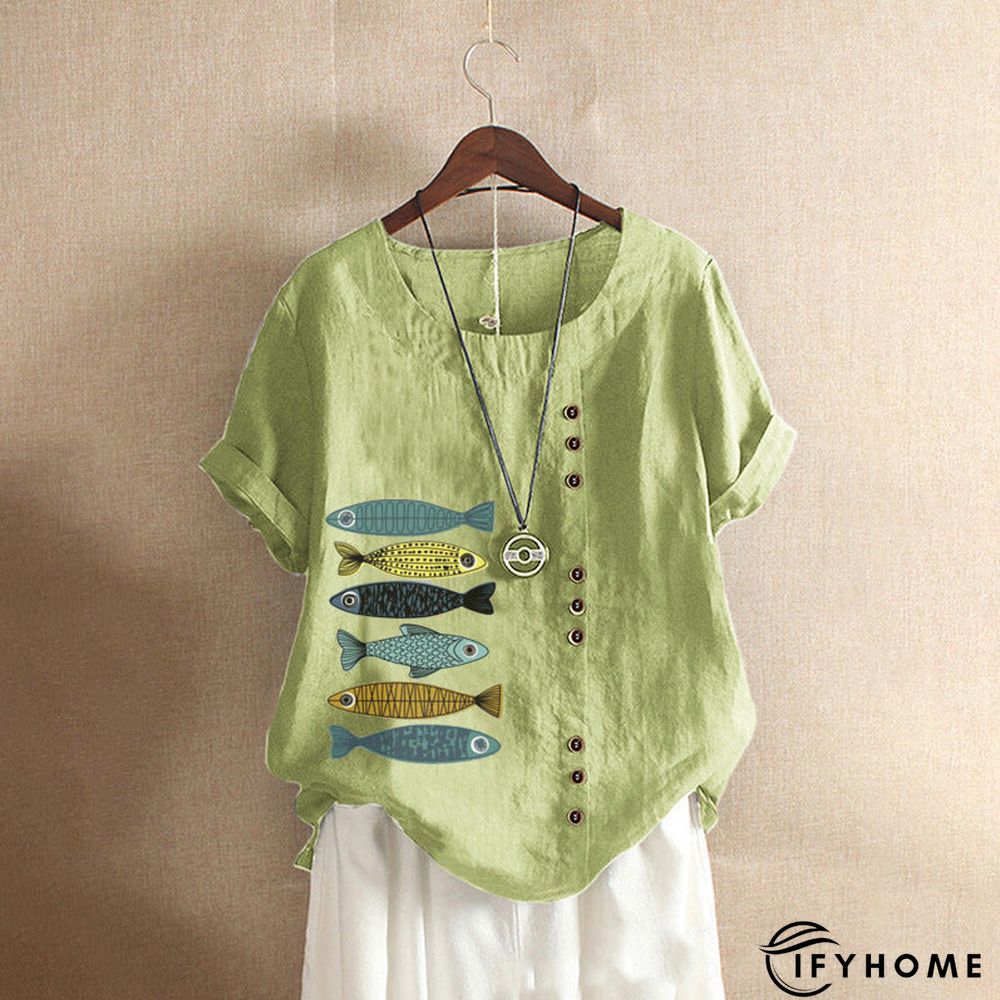 Casual Short Sleeve Large T-shirt | IFYHOME
