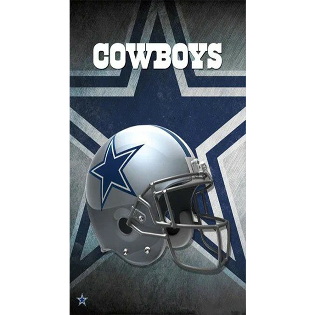 Nfl Dallas Cowboys Football Team 35*50CM(Canvas) Full Round Drill Diamond Painting gbfke