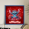 Red Heart Stitch-11CT Stamped Cross Stitch 40*40cm/15.75*15.75in