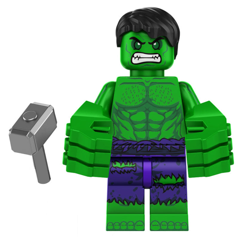 HULK Custom Marvel Superhero Minifigure LBS monstertoys