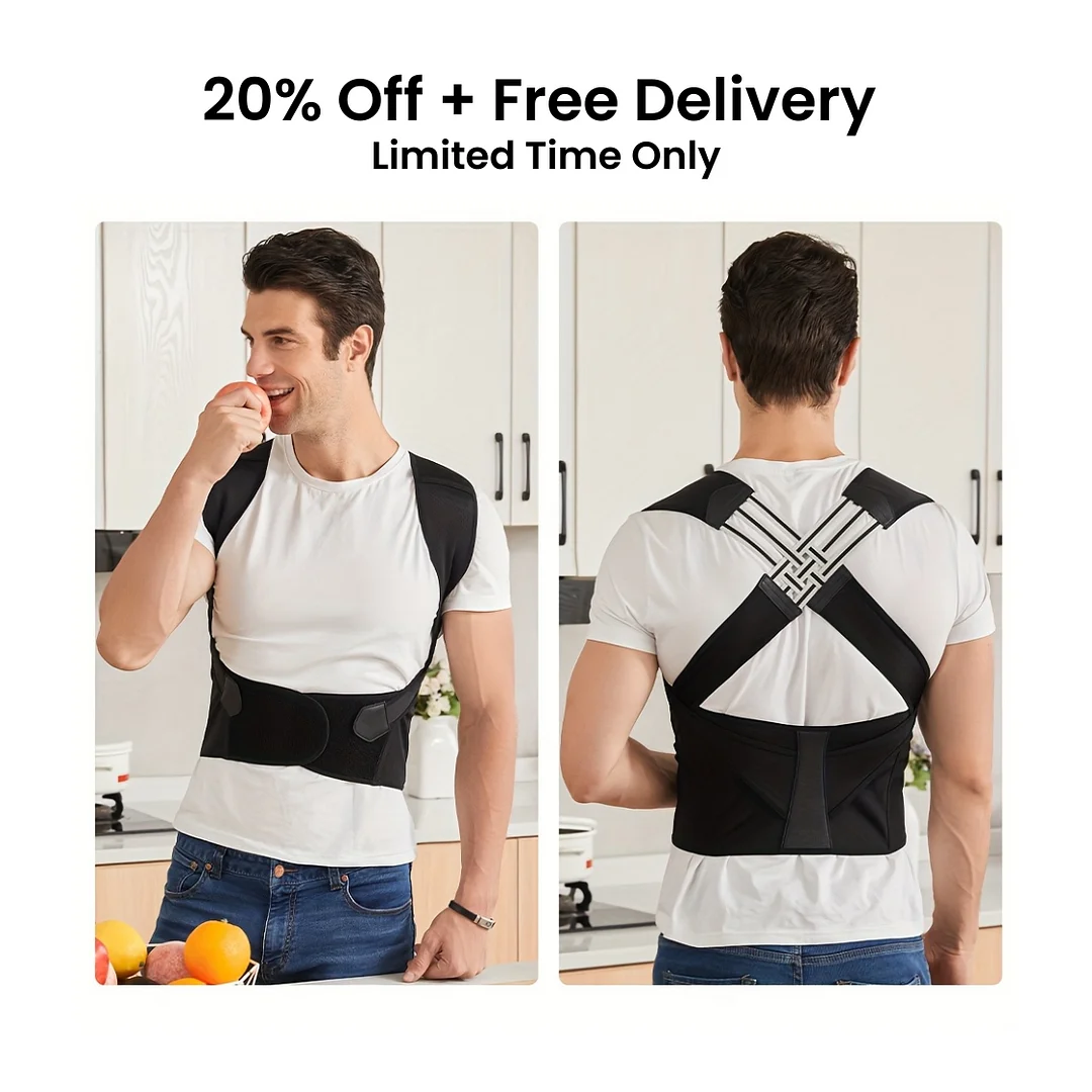 Posturo | Adjustable Back and Shoulder Posture Corrector (Unisex)