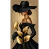 Calla lily Lady-11CT Stamped Cross Stitch 40*70cm(Big Size)