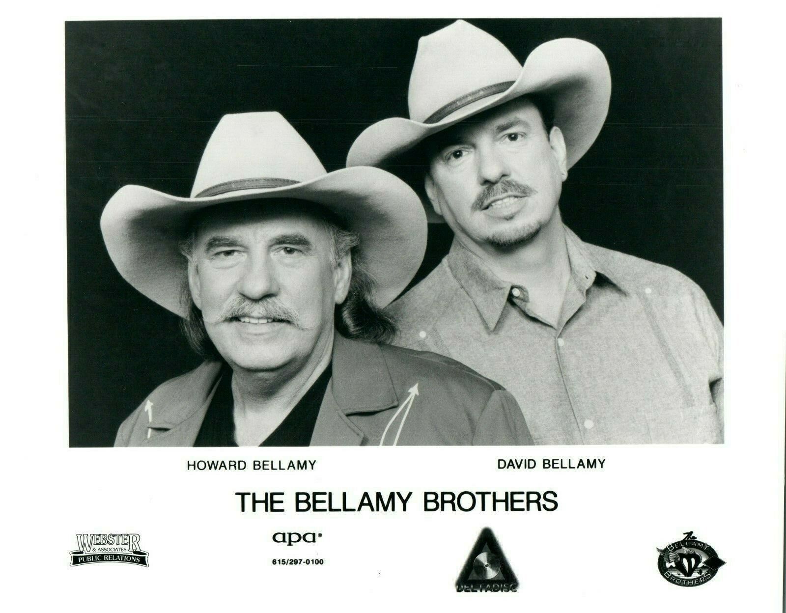 THE BELLAMY BROTHERS Country Pop Music Band 8x10 Promo Press Photo Poster painting American