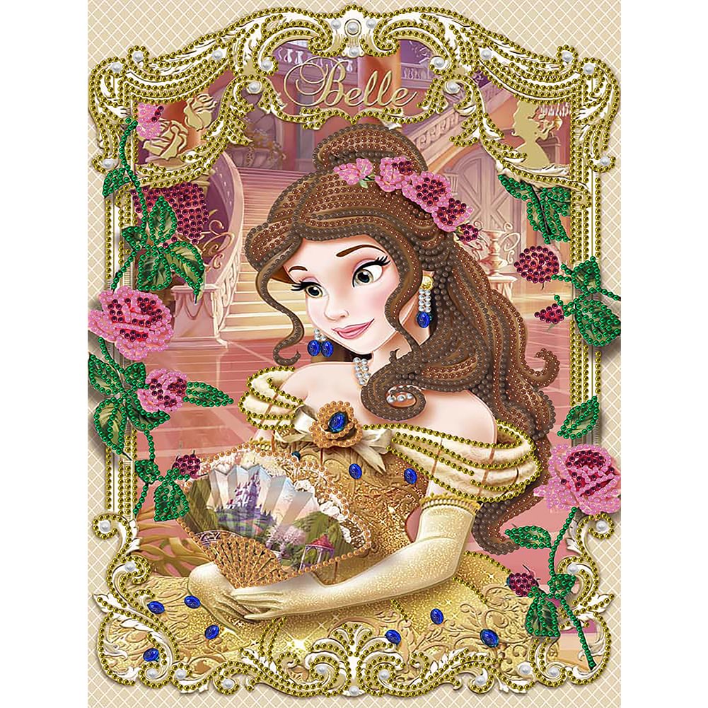 Diamond Painting - Special Shape - Princess(30*40cm)