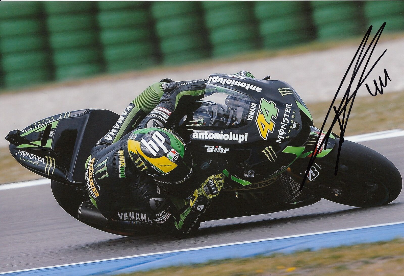 Pol Espargaro Hand Signed Monster Yamaha Tech 3 12x8 Photo Poster painting 2014 MotoGP 14.