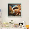 Eagle Out Of Frame - 14CT Stamped Cross Stitch - 40*40cm - Animal