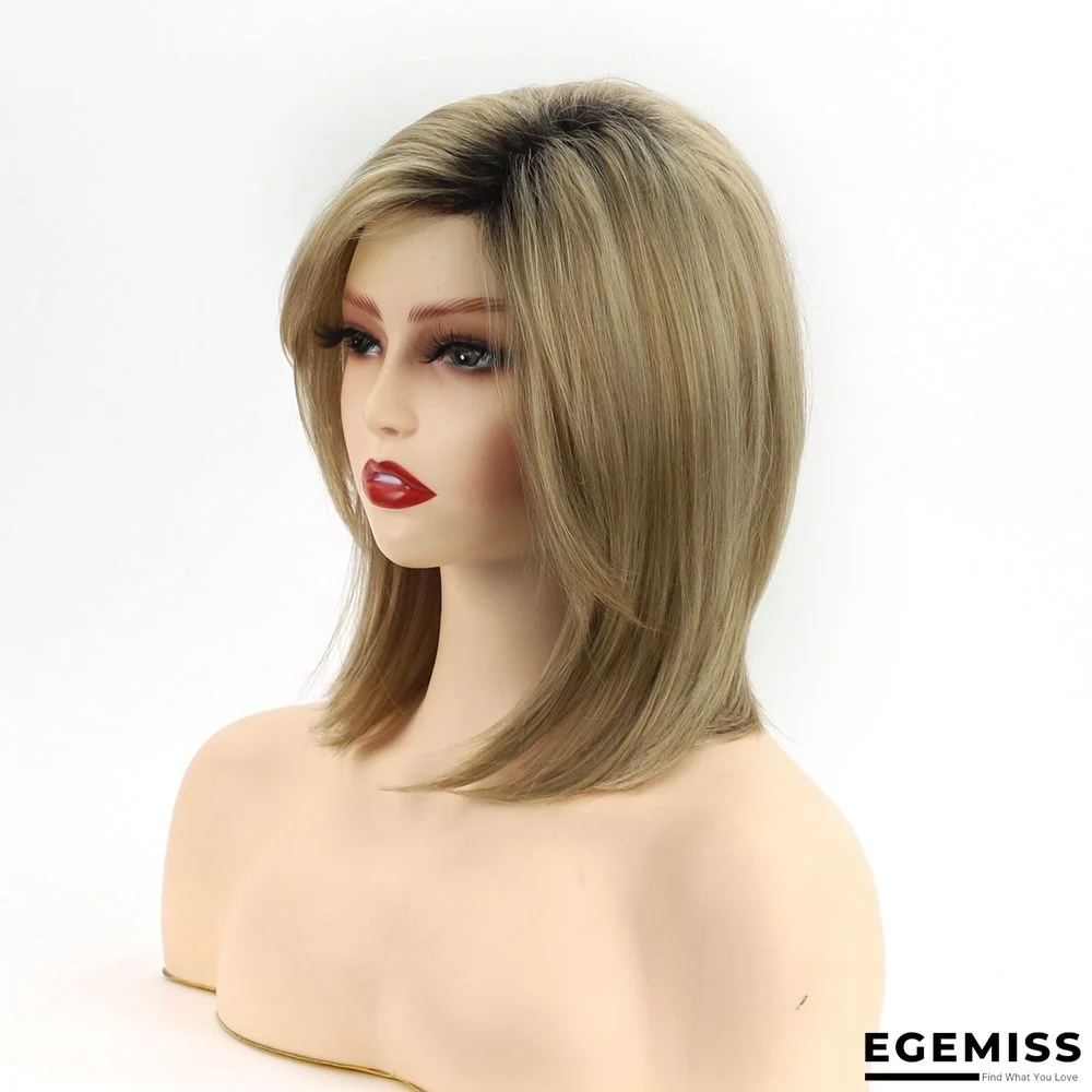 Lady Wig Headgear Chemical Fiber Rose Net Gradient Wave Head | EGEMISS